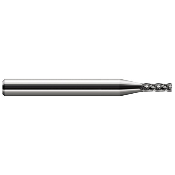Miniature End Mill - 4 Flute - Corner Radius, 0.3125" (5/16)